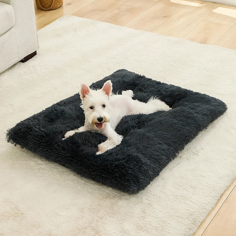 Plush Pet Bed – Soft Cushion & Basket for Dogs and Cats