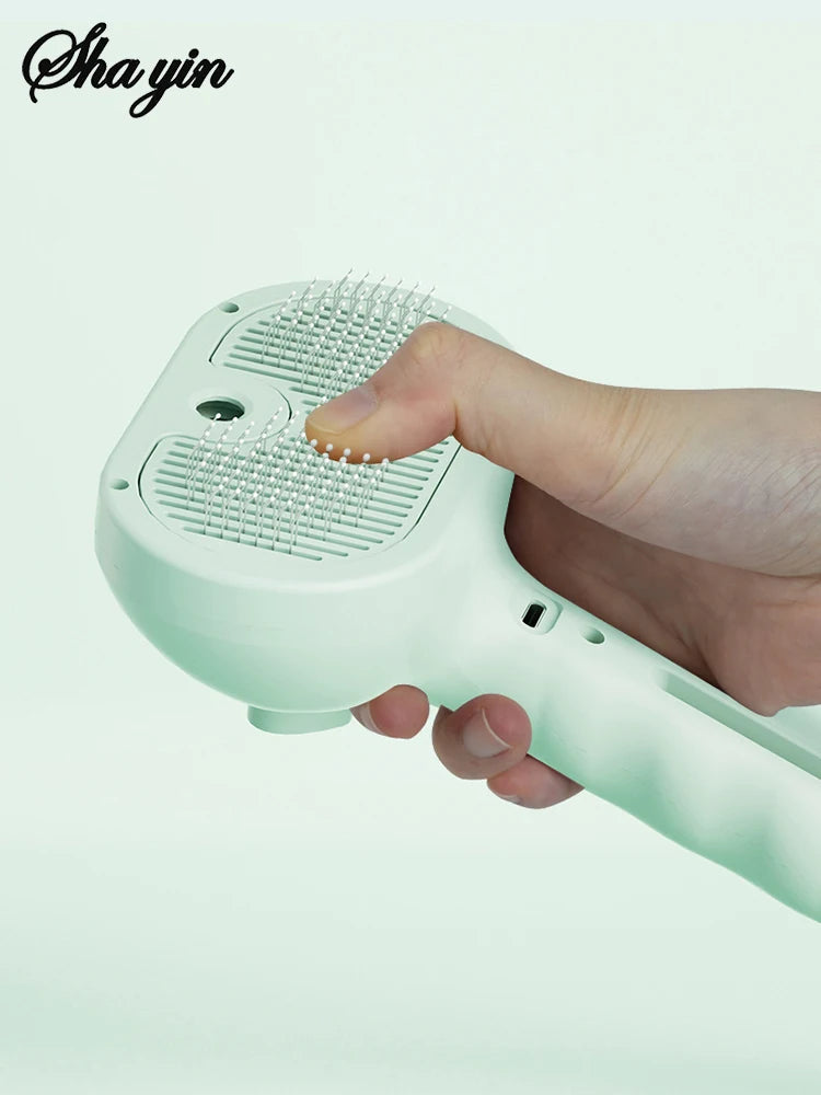 Steam Spray Dog Grooming Brush – Luxury Pet Steam Comb