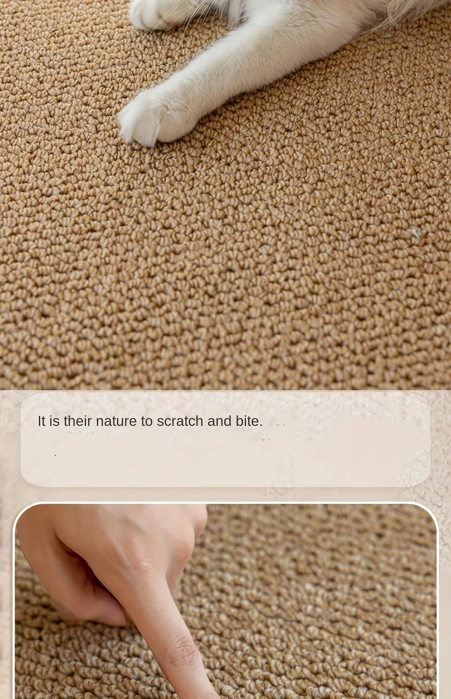 Polyester Cat Scratching Pad – Durable Claw Maintenance Mat