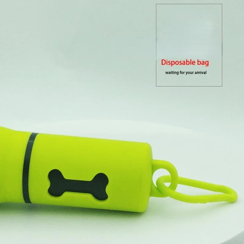 LED Pet Waste Bag Dispenser – Dog Poop Bag Holder with Light