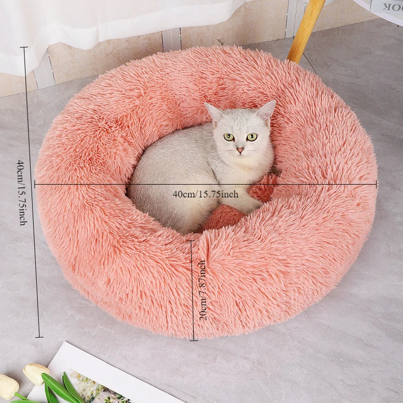 Plush Winter Pet Nest Bed