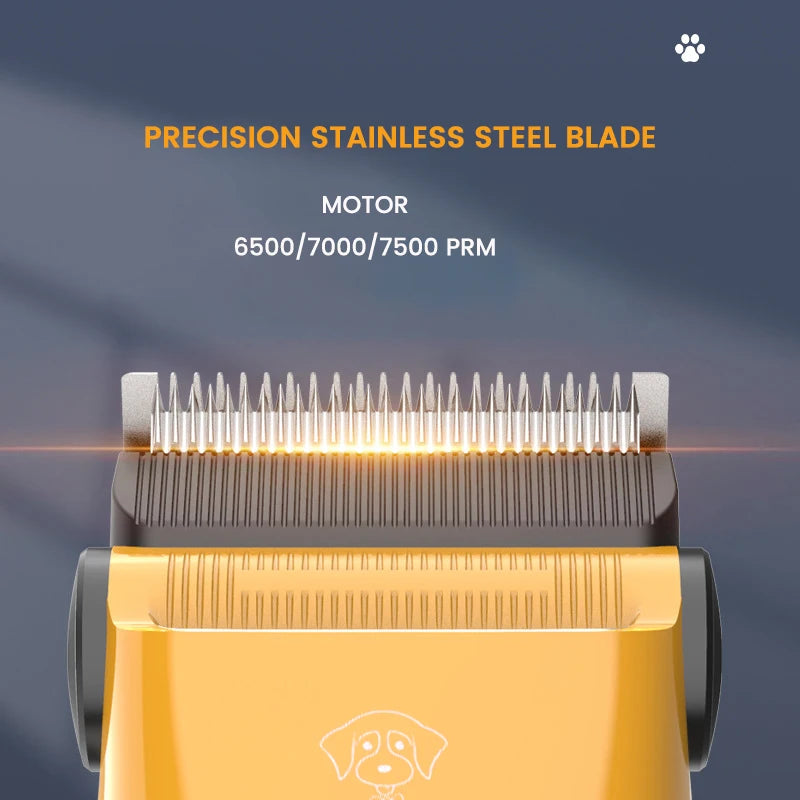 Professional Pet Hair Clipper – Rechargeable Dog & Cat Trimmer