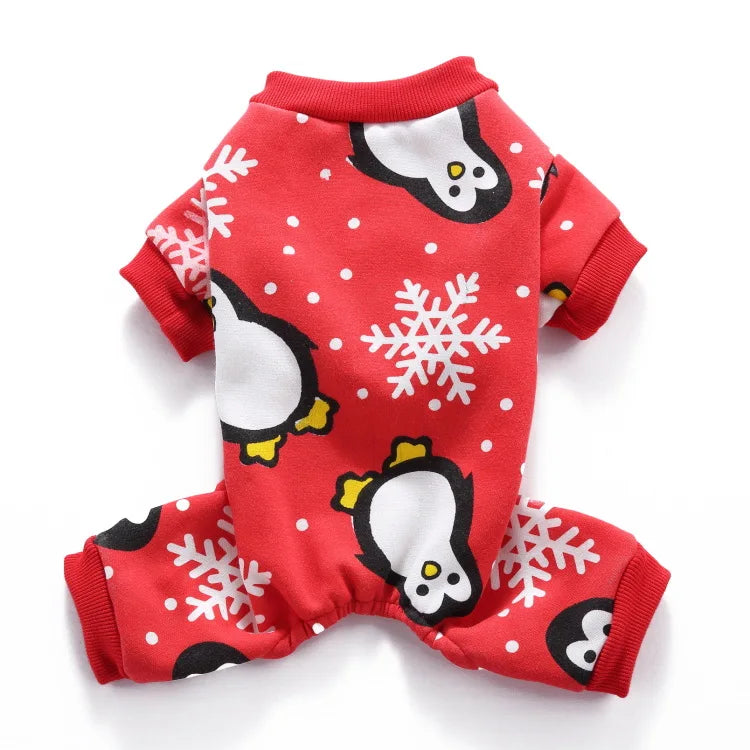 Christmas Pet Costume – Reindeer, Santa & Snowman Outfit for Dogs
