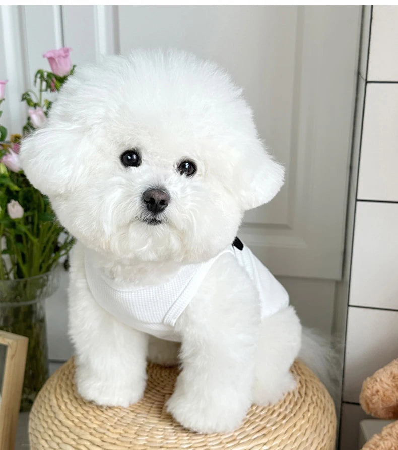 Breathable Dog Vest – Thin Cute Clothes for Small Dogs & Puppies