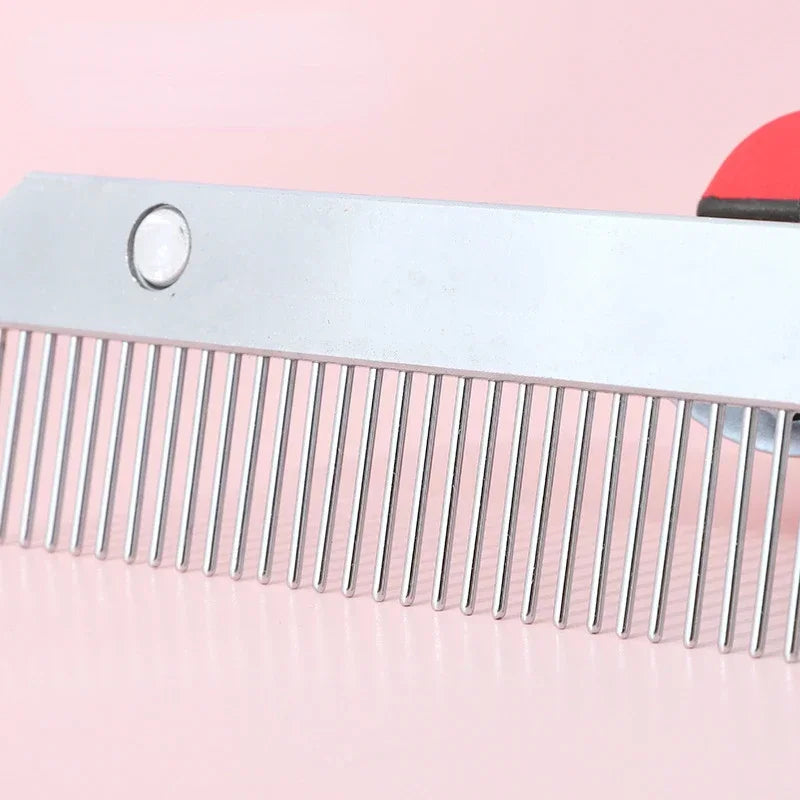 Dog Grooming Brush for Large Dogs – Long Hair Rake & Steel Comb