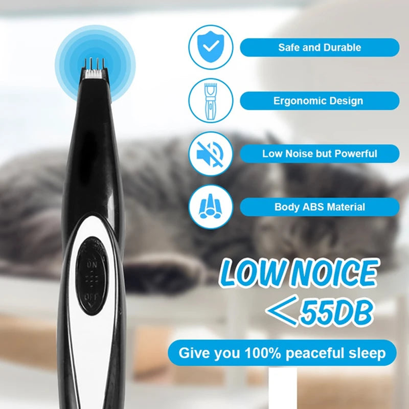 Electric Pet Clipper – Grooming Kit for Dogs & Cats