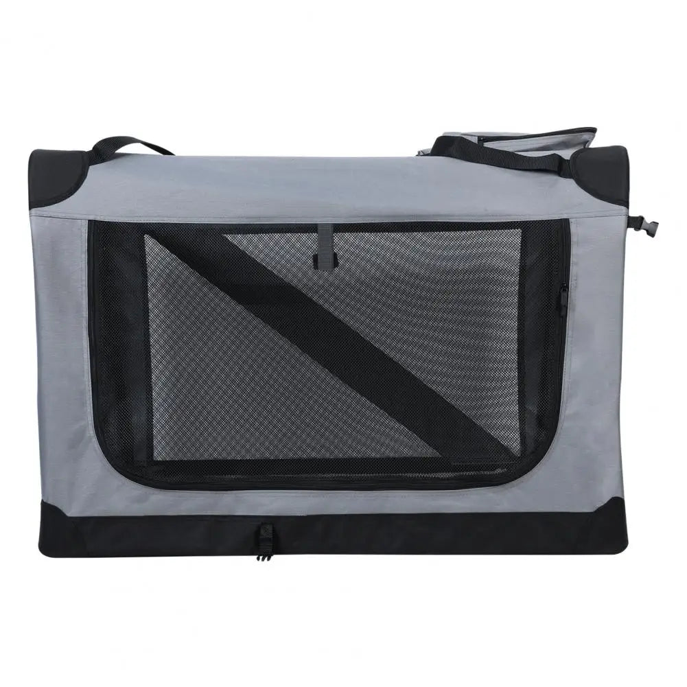 Portable Dog Carrier Crate – Foldable Car Travel Bed & Kennel