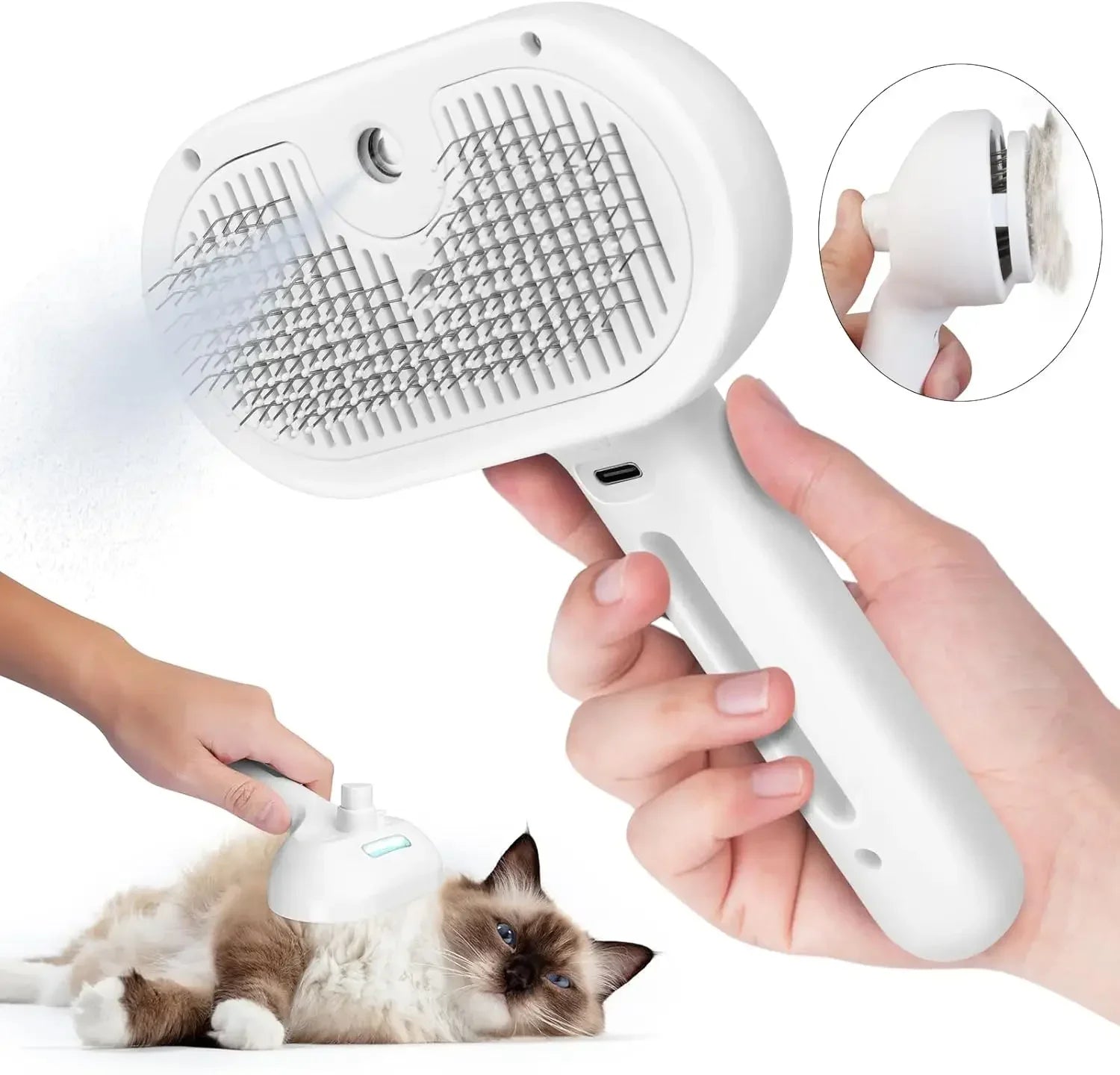 Pet Spray Hair Comb for Dogs & Cats