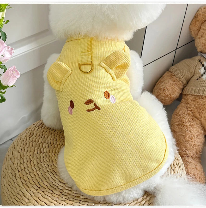 Breathable Dog Vest – Thin Cute Clothes for Small Dogs & Puppies