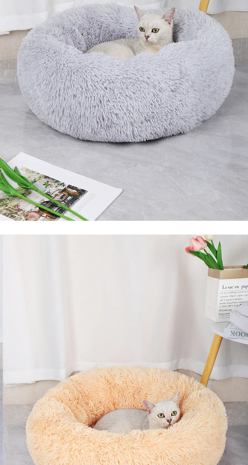 Plush Winter Pet Nest Bed
