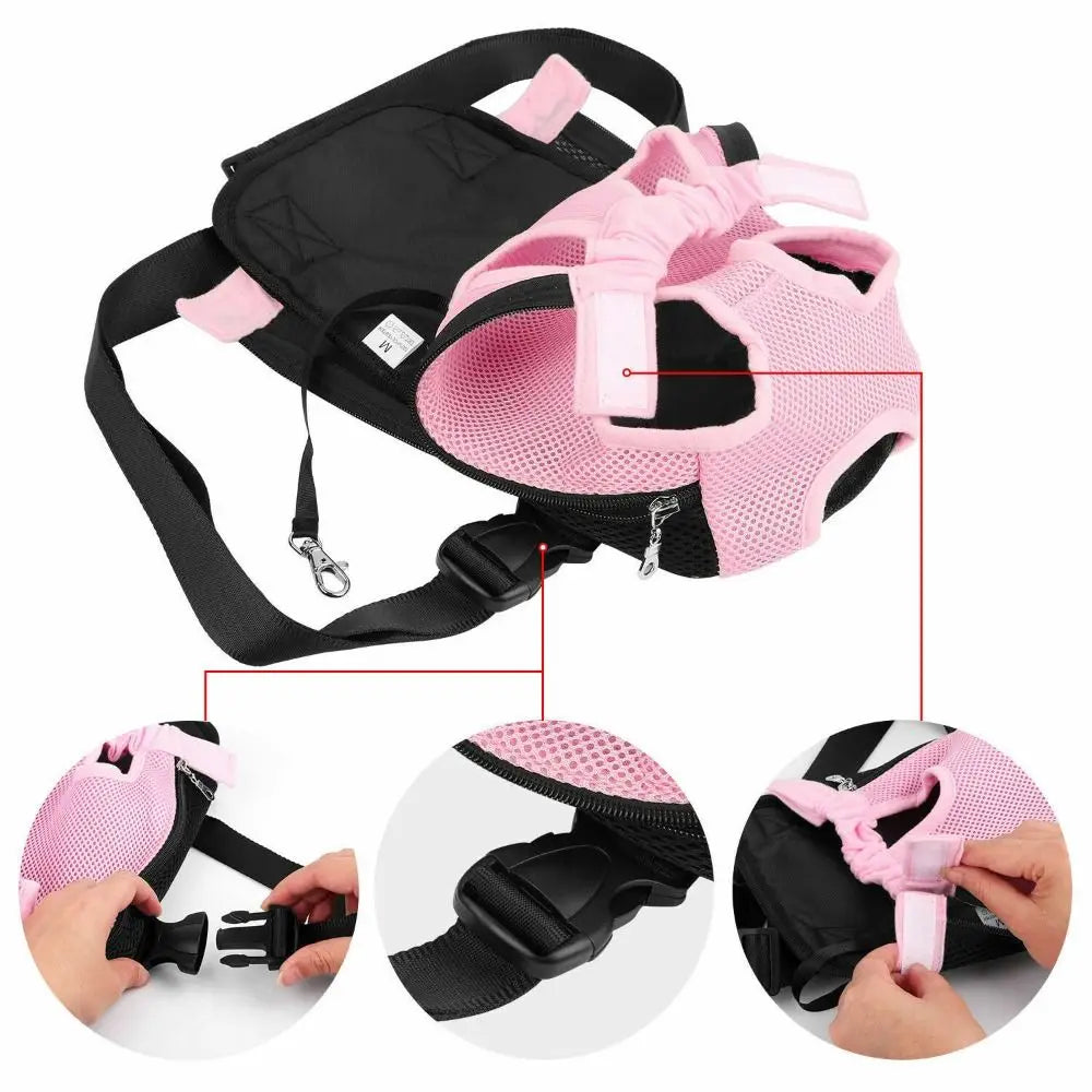 Adjustable Pet Carrier Backpack – Travel Bag for Cats & Small Dogs