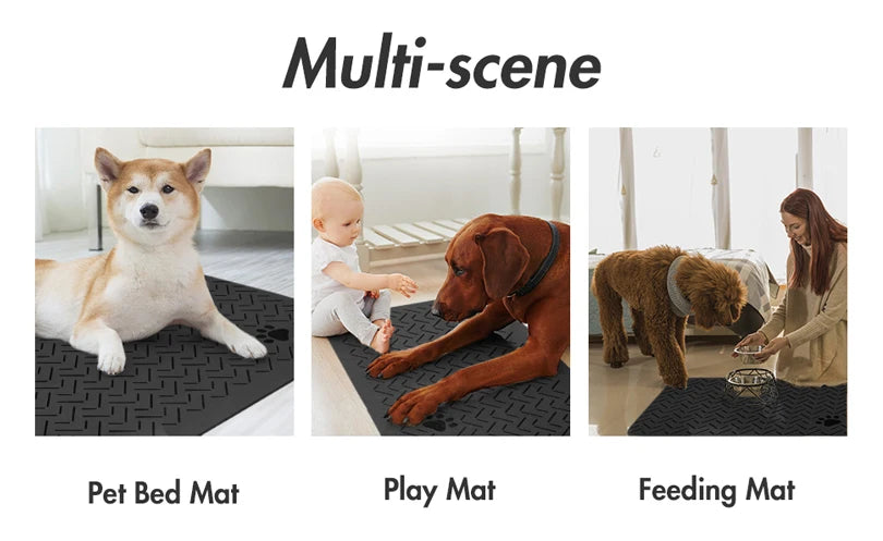 Waterproof Pet Food Bowl Mat