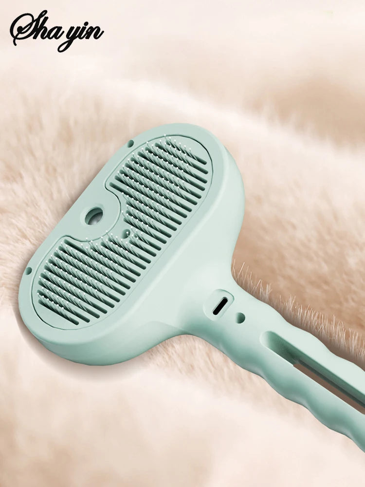 Steam Spray Dog Grooming Brush – Luxury Pet Steam Comb