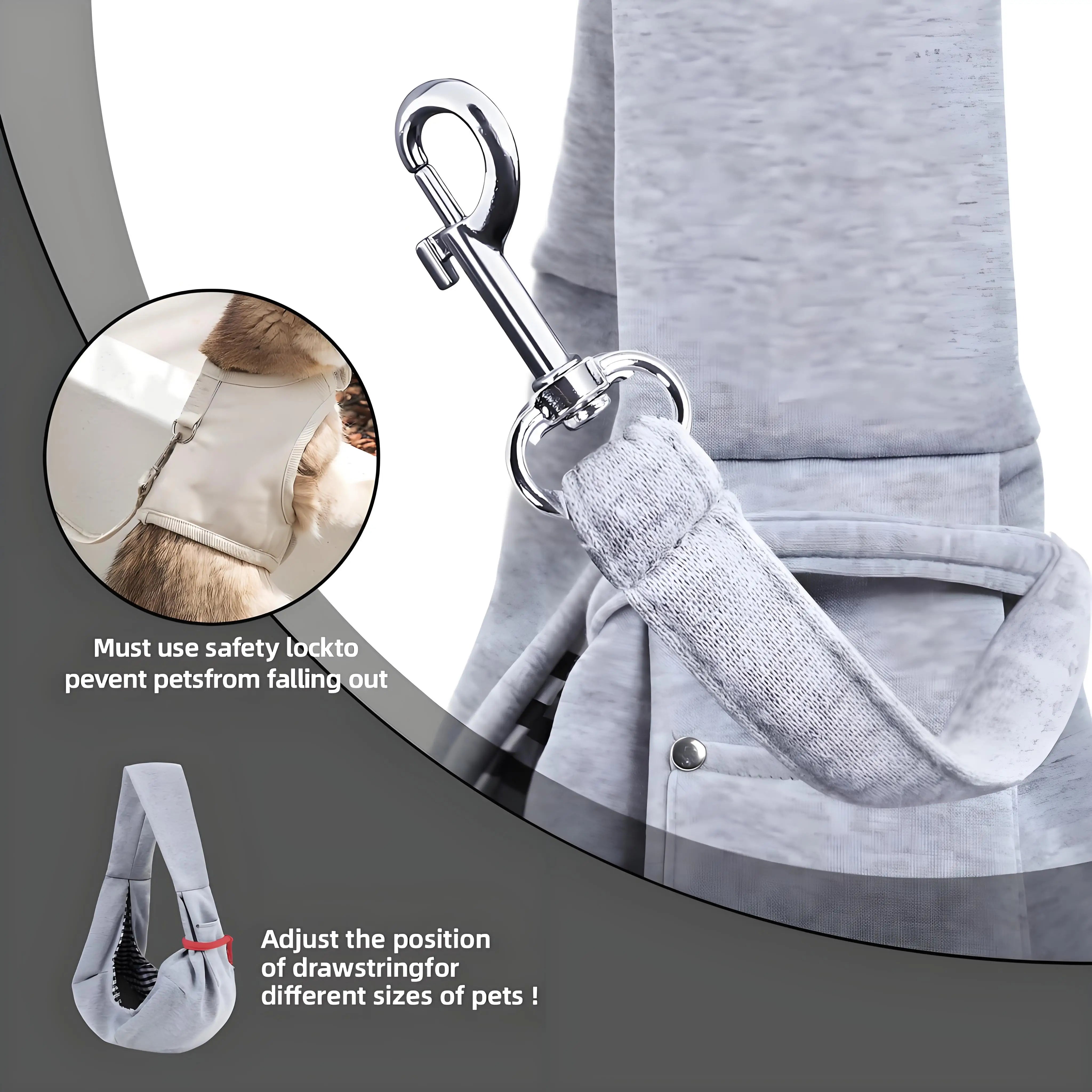 Pet Sling Carrier Bag – Outdoor Travel Shoulder Bag for Dogs & Puppies