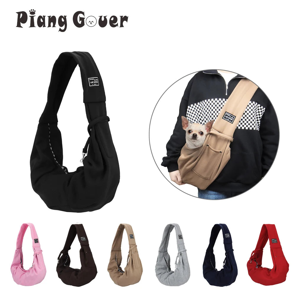 Portable Pet Shoulder Bag – Travel Carrier with Phone Pocket