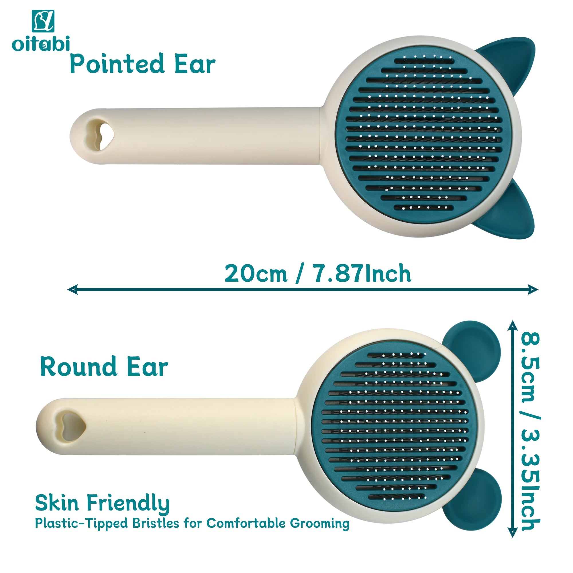 Oitabi Self-Cleaning Cat Brush – Shedding & Grooming Comb