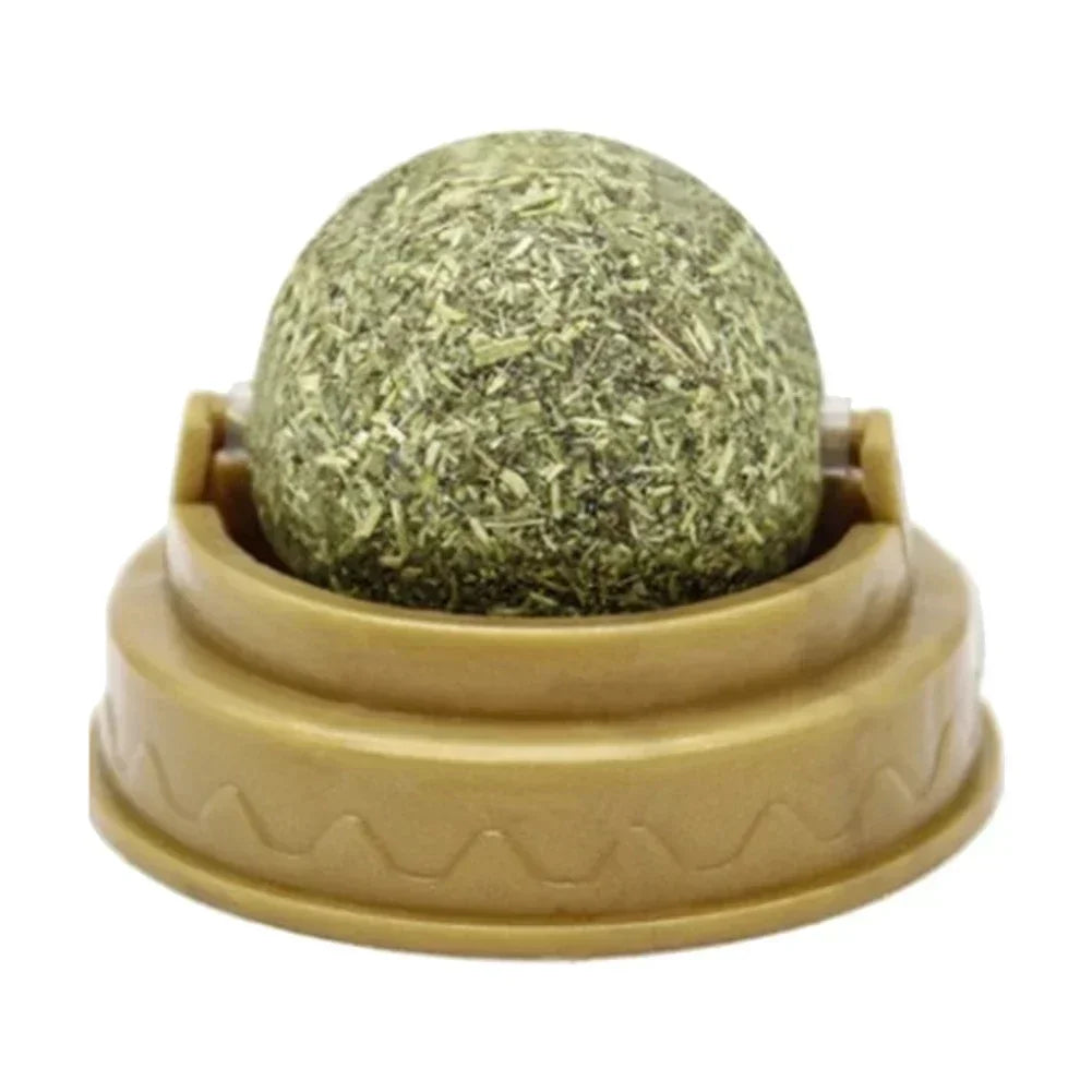 Edible Catnip Ball Toy – Interactive Treat for Cats