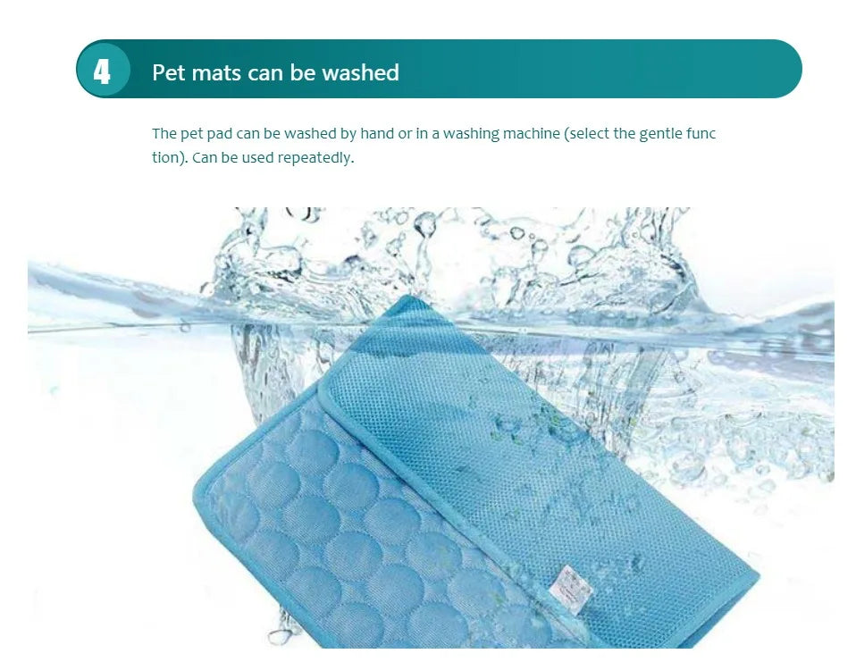 Dog Cooling Mat Summer Bed