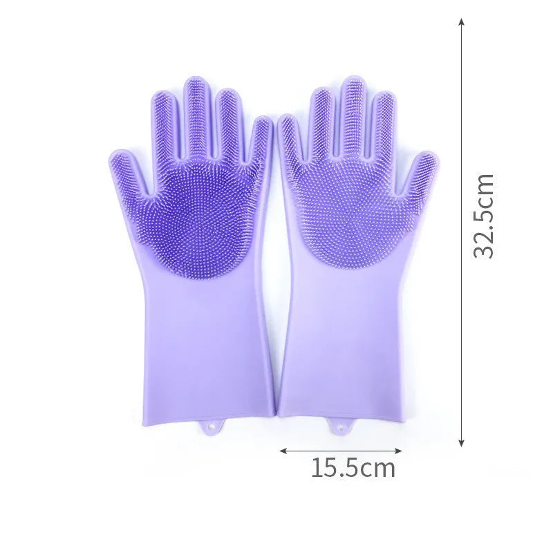 Pet Grooming Gloves – Deshedding & Massage for Dogs & Cats