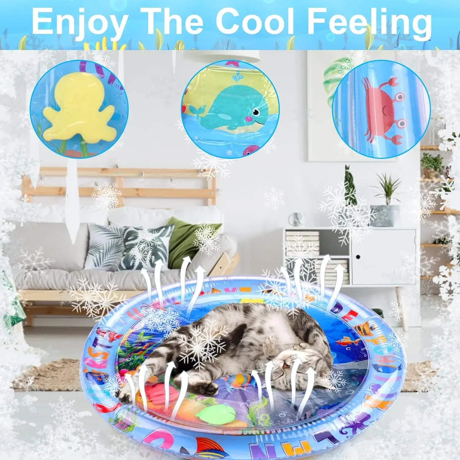 Inflatable Water Play Mat for Pets