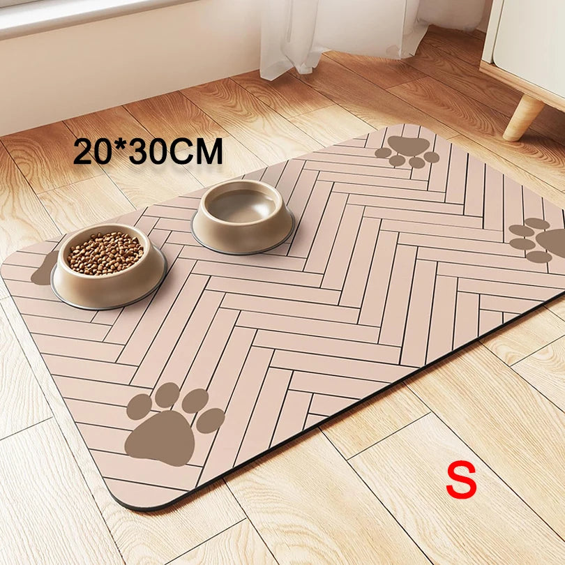 Waterproof Pet Food Bowl Mat