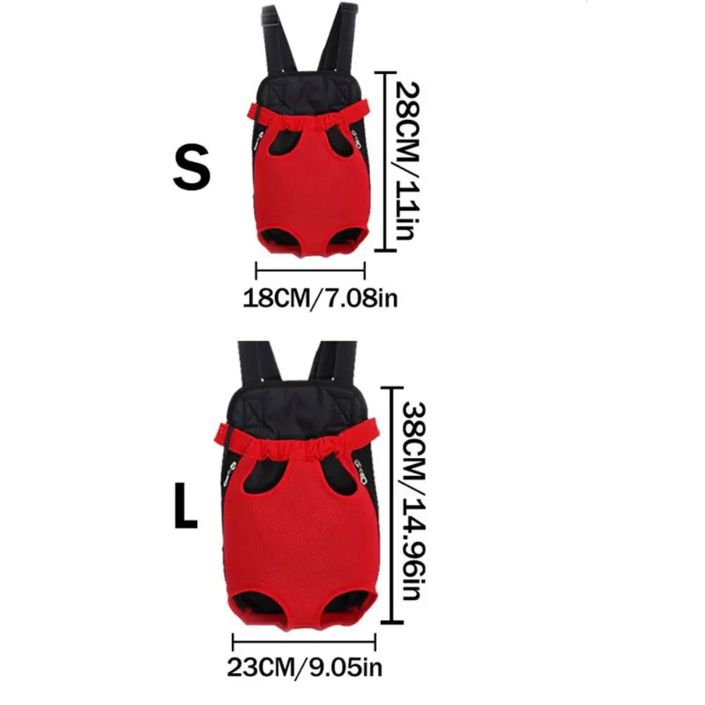 Adjustable Pet Carrier Backpack – Travel Bag for Cats & Small Dogs