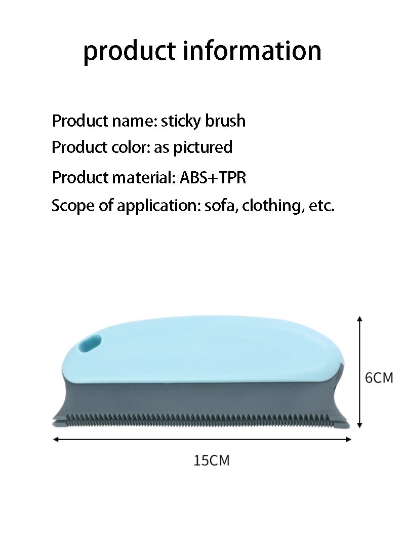 Pet Hair Remover Brush – Dog & Cat Hair Cleaner for Furniture & Cars