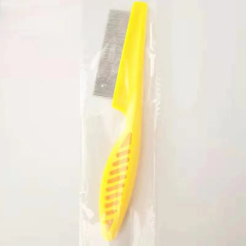 Pet Shedding & Flea Comb – Stainless Steel Grooming Brush (1/2pcs)