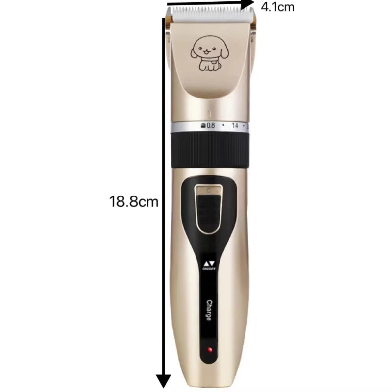 USB Rechargeable Pet Hair Clipper – Silent Dog & Cat Grooming Set