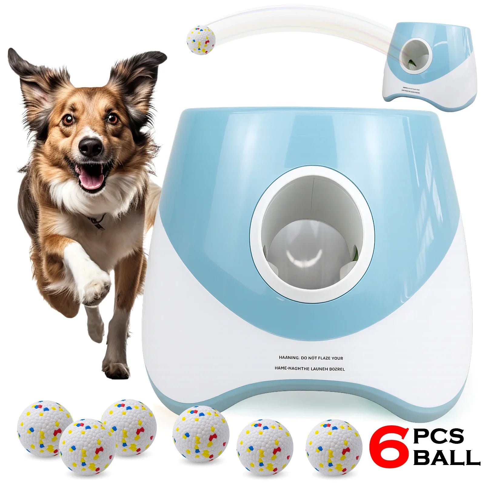 Automatic Dog Ball Launcher – Interactive Fetch Toy