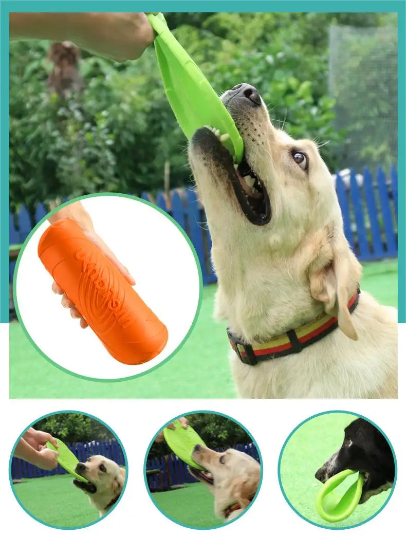 Bite-Resistant Dog Flying Disc – Durable Fetch Toy