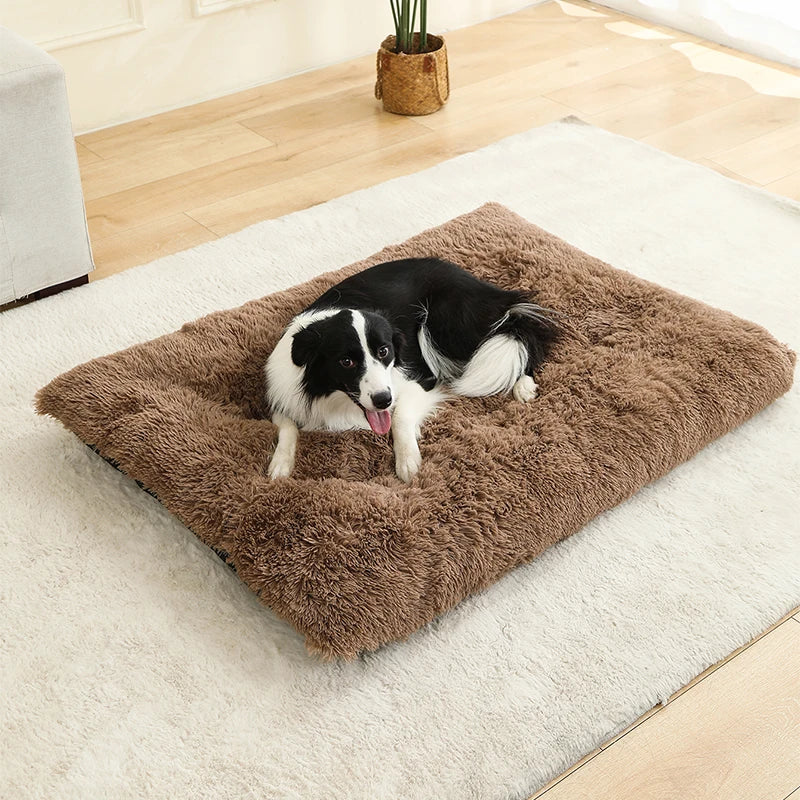 Plush Pet Bed – Soft Cushion & Basket for Dogs and Cats