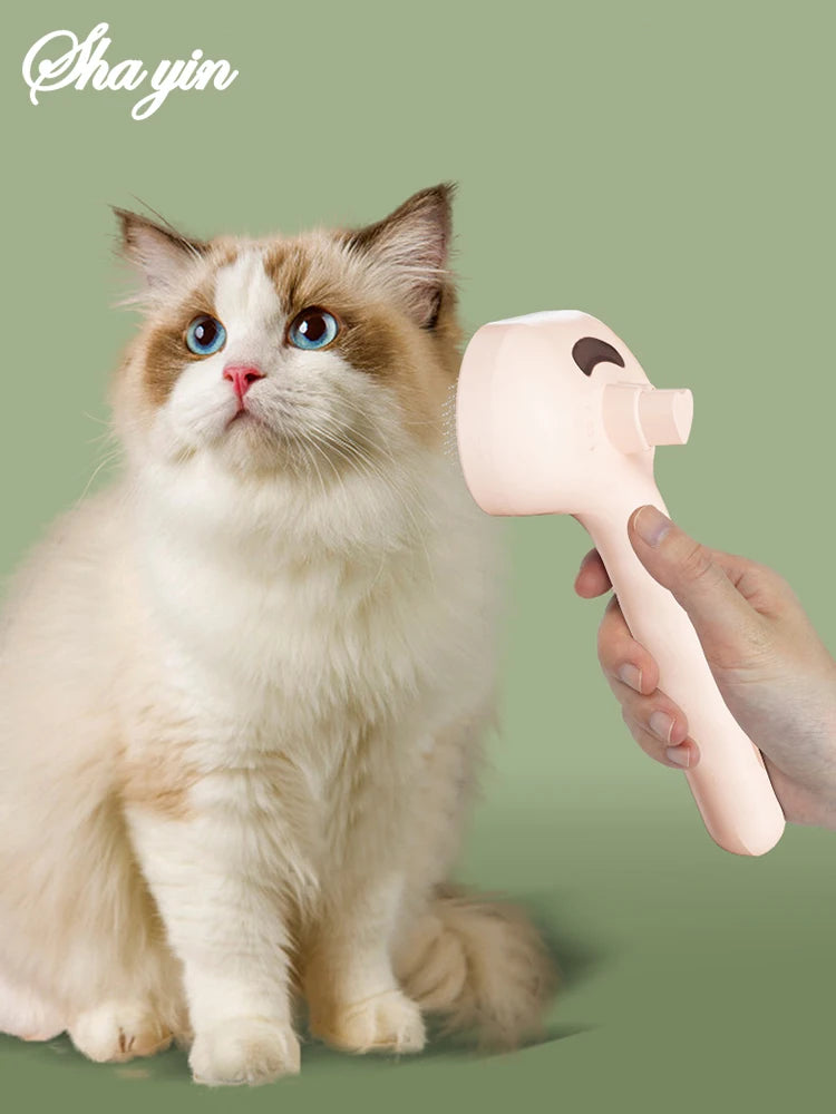 Steam Spray Dog Grooming Brush – Luxury Pet Steam Comb