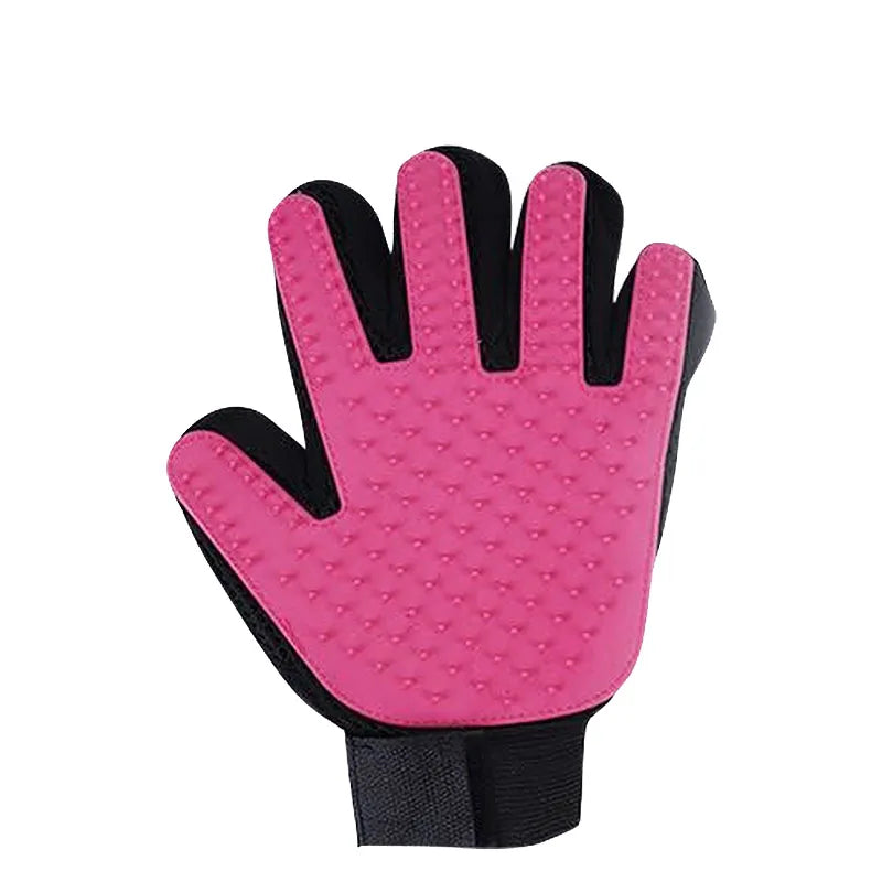 Pet Grooming Glove – Dog & Cat Hair Remover Massage Brush