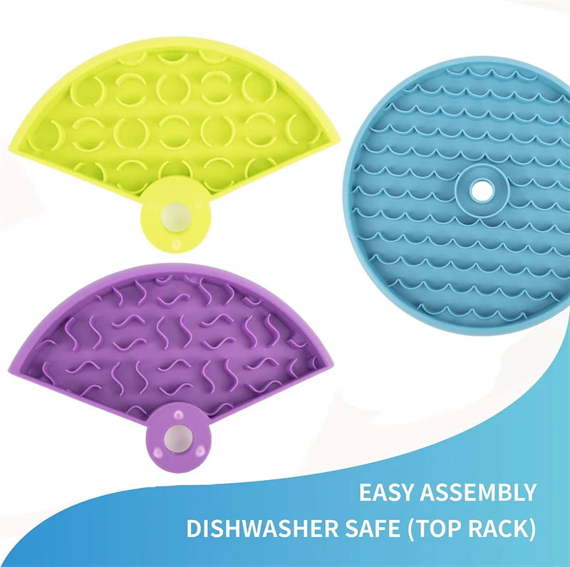 Slow Feeder Dog Bowl – Interactive Puzzle Treat Dispenser