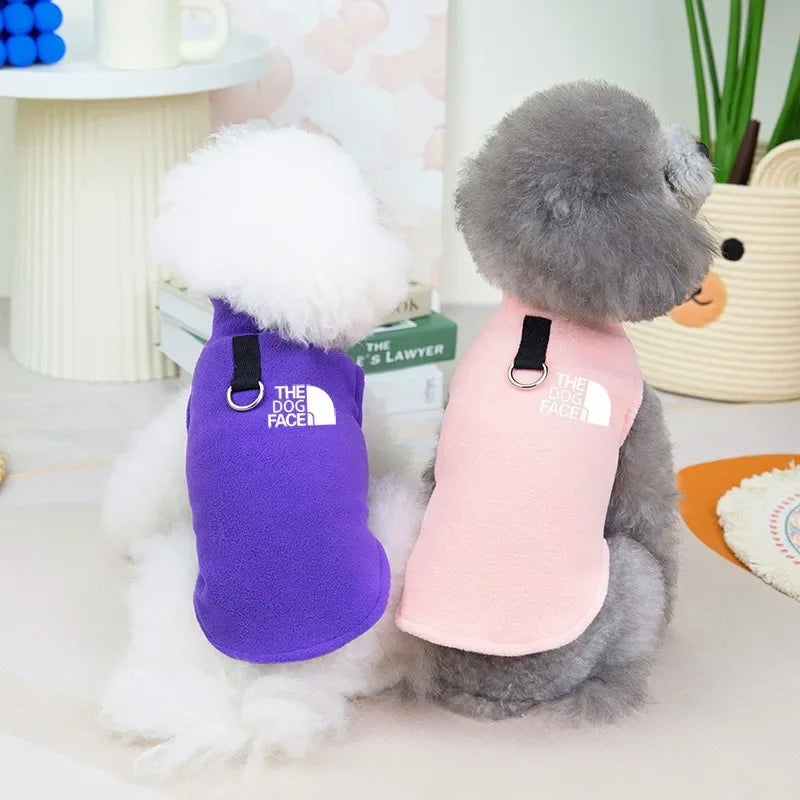 Fleece Winter Dog Sweater Vest