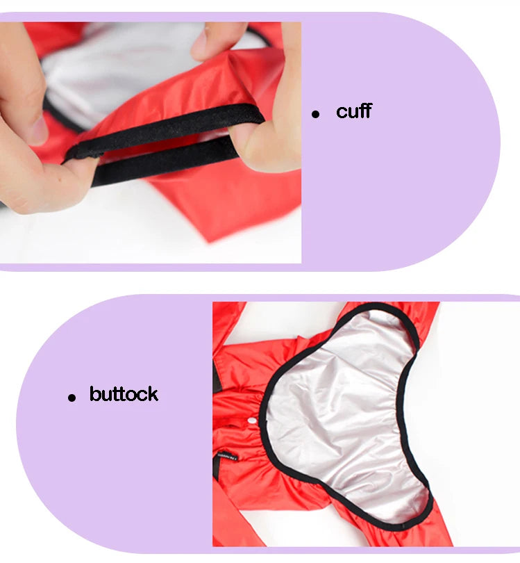 Waterproof Dog Raincoat – Face Design Jumpsuit Pet Jacket