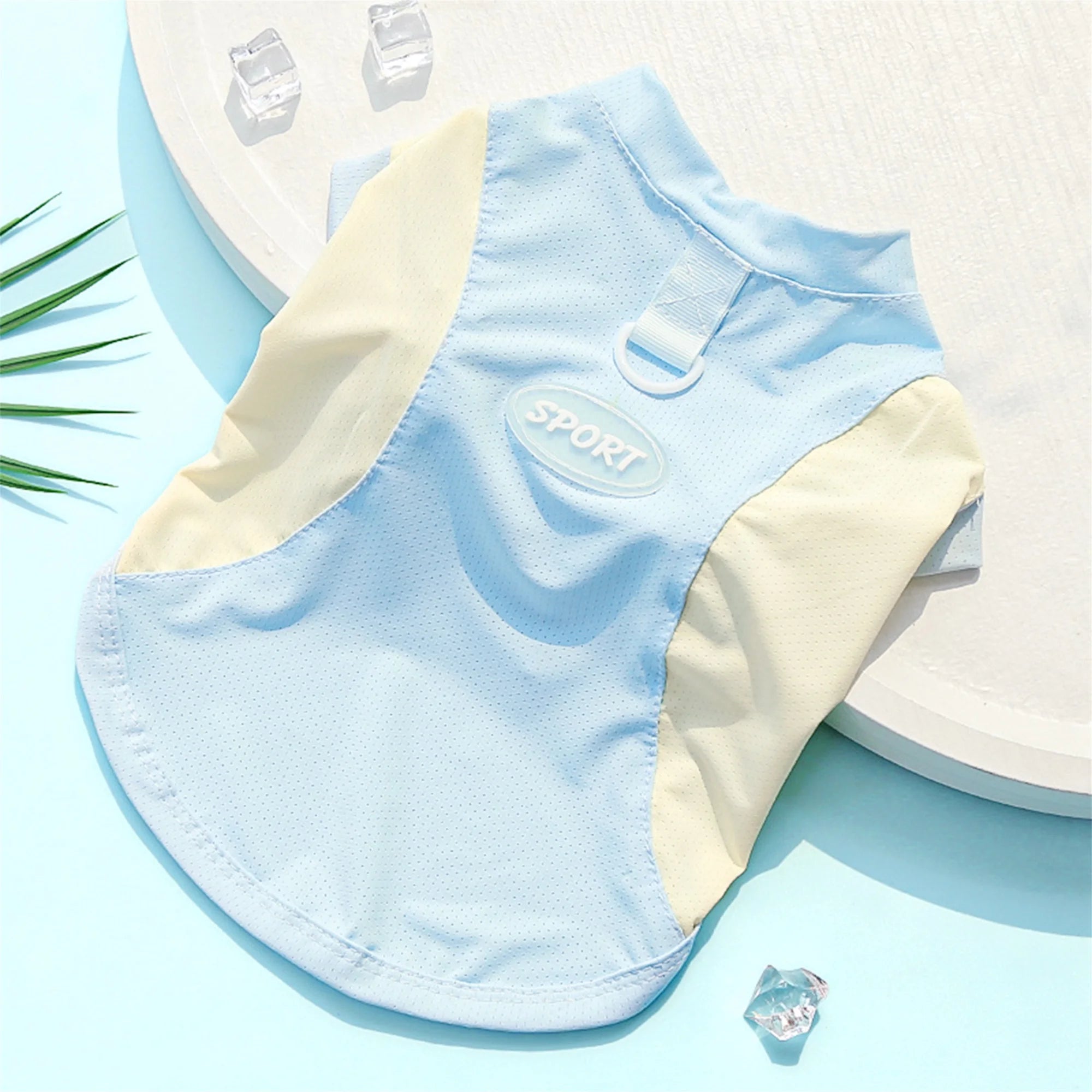 Cooling Dog & Cat T-Shirt – Lightweight Ice Silk Pet Tank Top