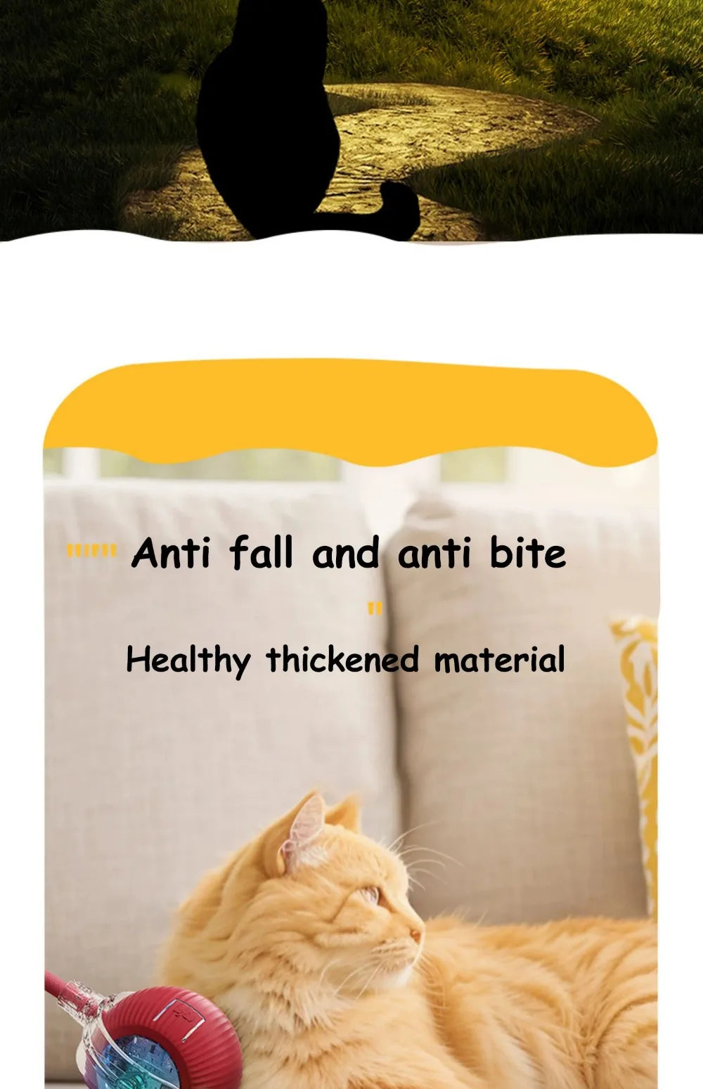 Automatic Interactive Cat Rolling Ball – Smart Pet Toy