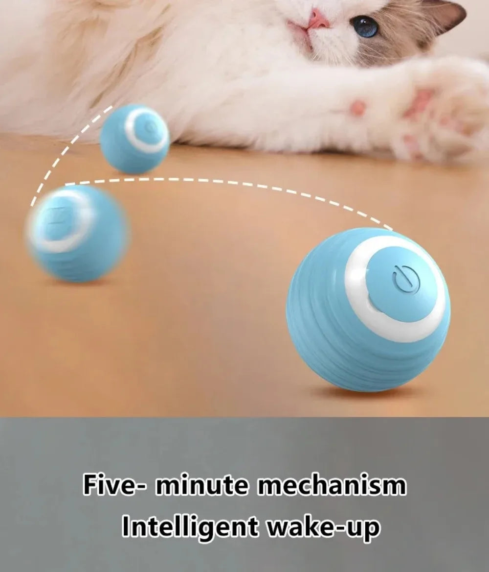 Smart Interactive Cat Ball – Automatic Rolling Electronic Toy