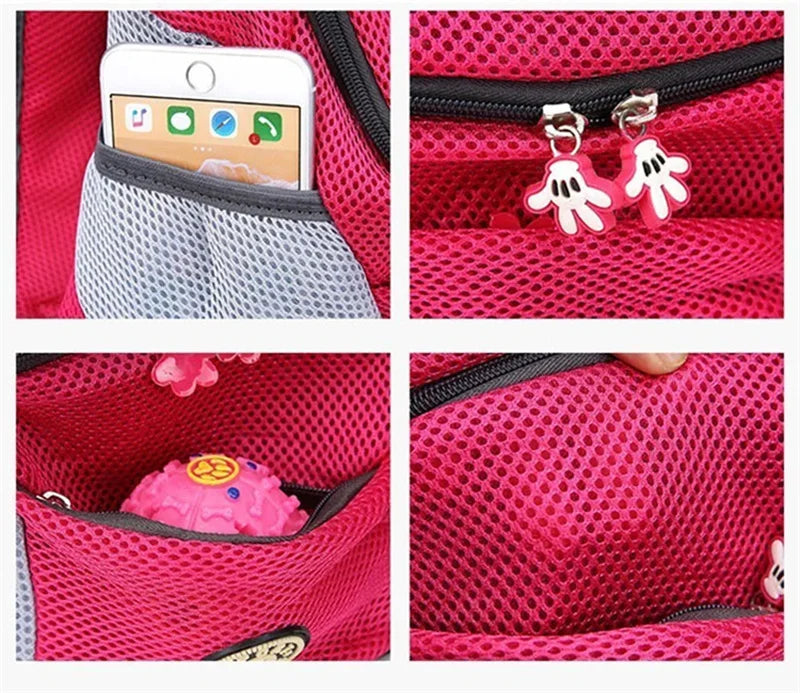 Foldable Pet Backpack – Portable Cat & Dog Travel Chest Bag