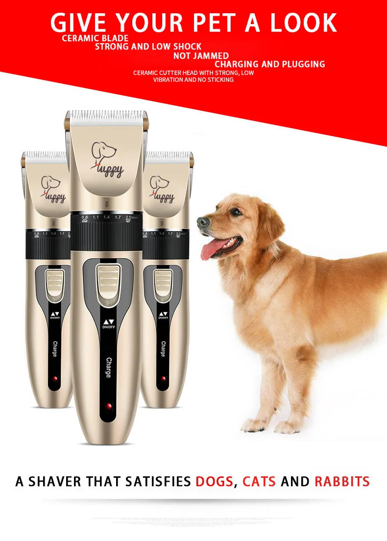 Electric Pet Clipper – Grooming Kit for Dogs & Cats
