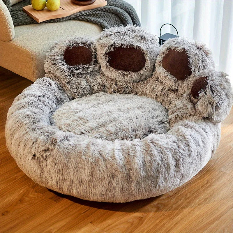 Bear Paw Shaped Pet Bed