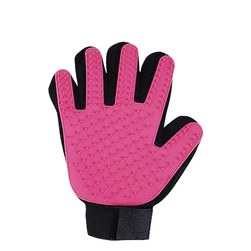 Pet Grooming Glove – Dog & Cat Hair Remover Massage Brush