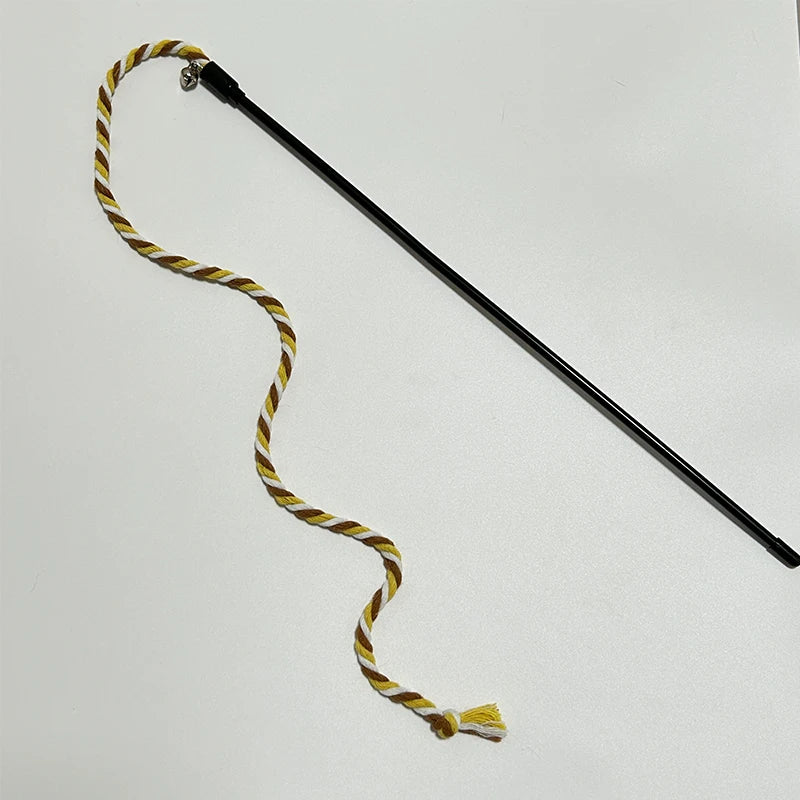 Cat Teaser Wand – Interactive Satin Ribbon Play Stick for Kittens