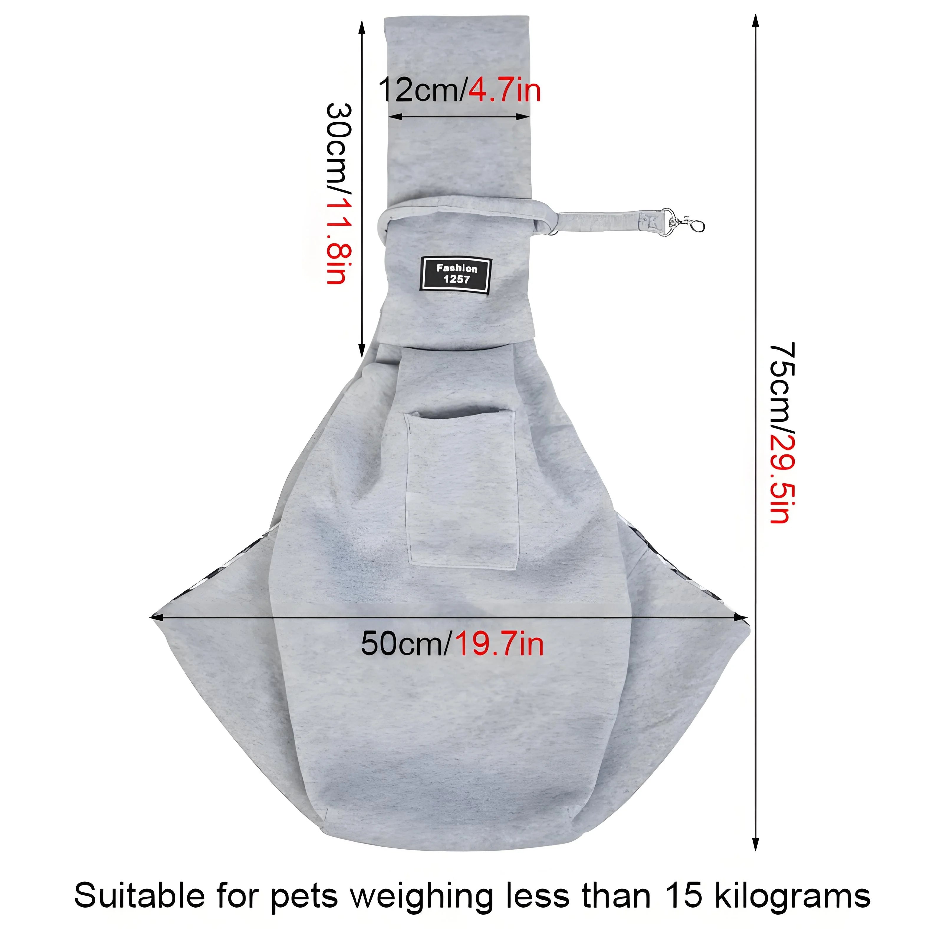 Pet Sling Carrier Bag – Outdoor Travel Shoulder Bag for Dogs & Puppies