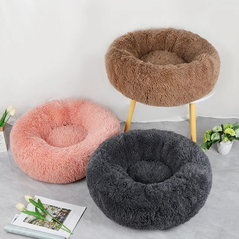 Plush Winter Pet Nest Bed