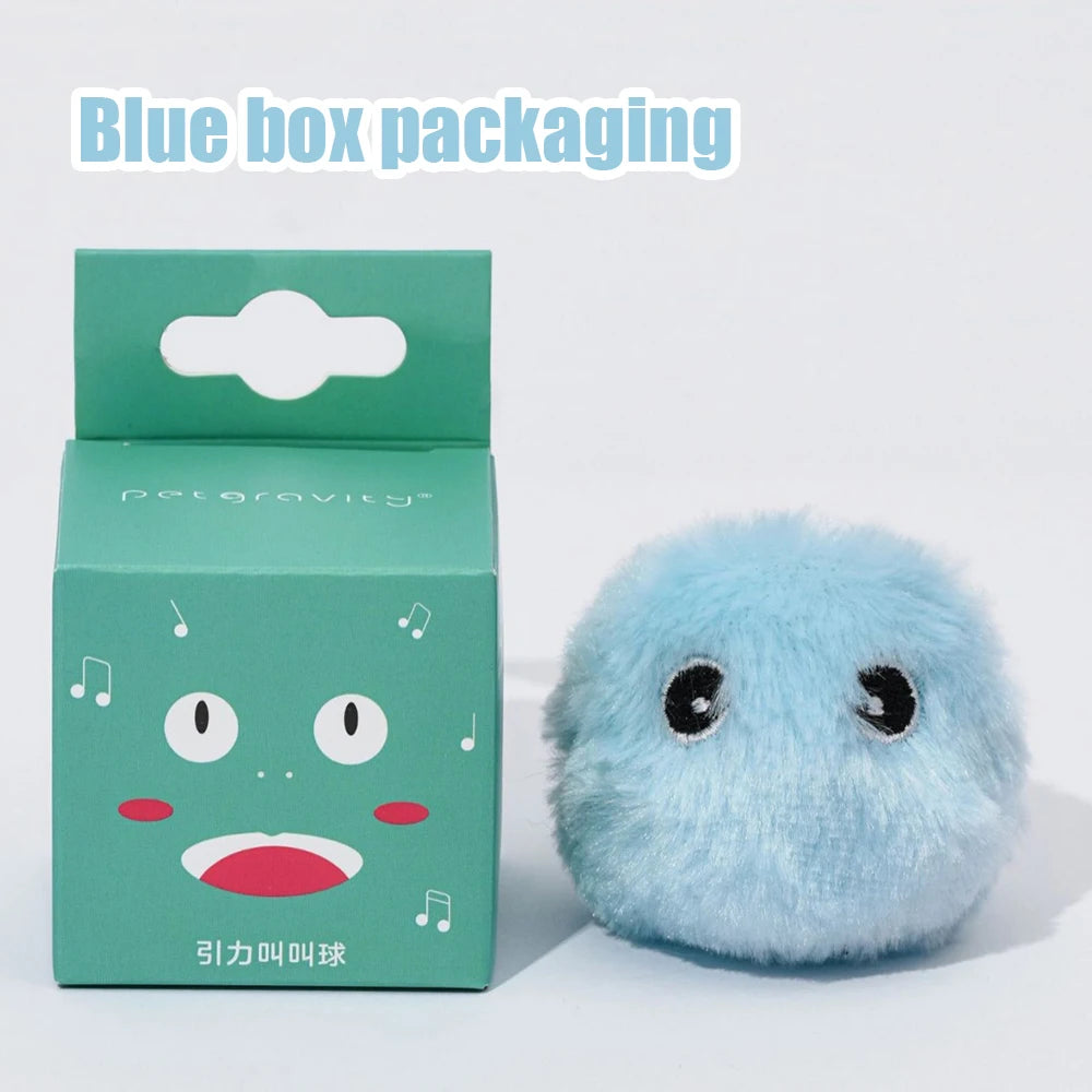 Plush Interactive Pet Ball – Electric Catnip Squeak Toy (1/3pcs)