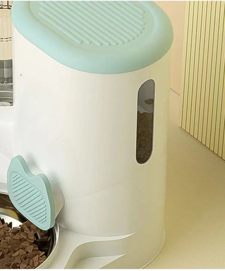 Automatic Pet Feeder & Water Dispenser – Integrated Bowl for Cats & Dogs